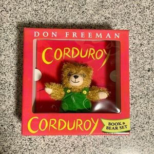 Corduroy Book & Bear Set